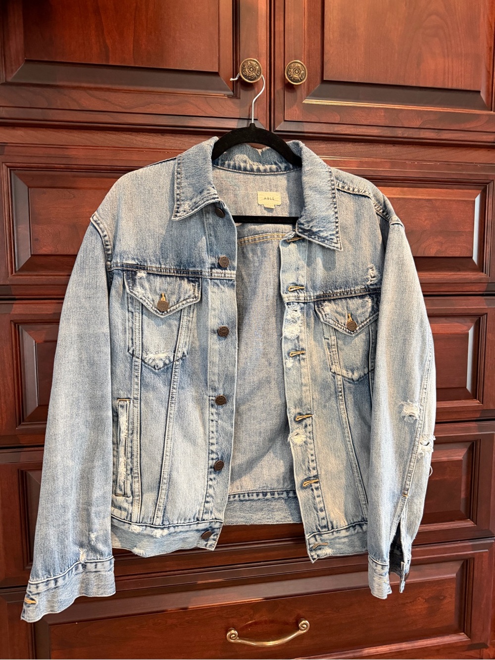 Able Light Wash Denim Jacket